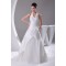 Halter Sleeveless A-Line Satin Taffeta Fine Netting Most Beautiful Wedding Dresses 2030170