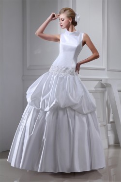 Ball Gown High-Neck Beaded Wedding Dresses 2030172