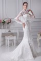 High-Neck Mermaid/Trumpet Half Elbow Sleeve Most Beautiful Wedding Dresses 2030174 High-Neck Mermaid/Trumpet Half Elbow Sleeve Most Beautiful Wedding Dresses 2030174