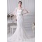 High-Neck Mermaid/Trumpet Half Elbow Sleeve Most Beautiful Wedding Dresses 2030174