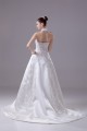 A-Line High-Neck Satin Lace Wedding Dresses 2030175 A-Line High-Neck Satin Lace Wedding Dresses 2030175