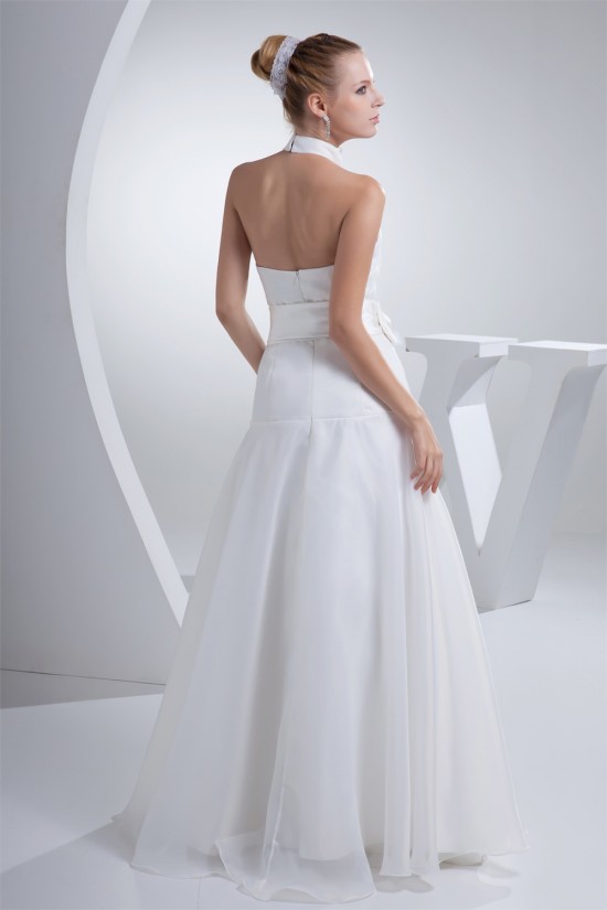 High-Neck Sleeveless A-Line Sweet Wedding Dresses 2030176 High-Neck Sleeveless A-Line Sweet Wedding Dresses 2030176