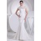 Trumpet/Mermaid High-Neck Sleeveless Lace Wedding Dresses 2030177