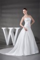 A-Line Sleeveless Strapless Satin Beaded Wedding Dresses 2030178 A-Line Sleeveless Strapless Satin Beaded Wedding Dresses 2030178