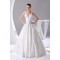 Hot Sale Sleeveless Satin Ball Gown V-Neck Beaded Wedding Dresses 2030179