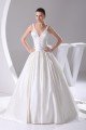 Hot Sale Sleeveless Satin Ball Gown V-Neck Beaded Wedding Dresses 2030179 Hot Sale Sleeveless Satin Ball Gown V-Neck Beaded Wedding Dresses 2030179