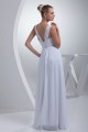 A-Line Sweetheart Illusion Sleeves Chiffon Beaded Wedding Dresses 2030183