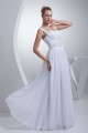 A-Line Sweetheart Illusion Sleeves Chiffon Beaded Wedding Dresses 2030183