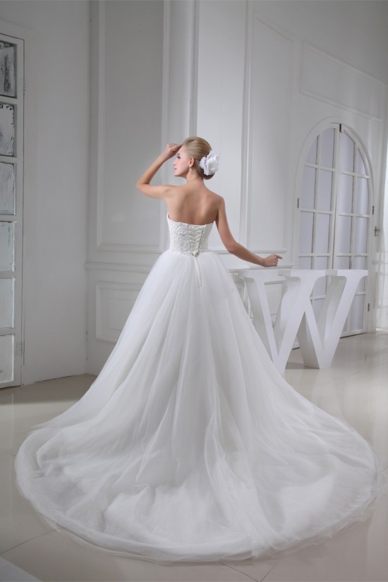 Ball Gown Sweetheart Lace Fine Netting Wedding Dresses 2030184 Ball Gown Sweetheart Lace Fine Netting Wedding Dresses 2030184
