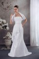 Trumpet/Mermaid Taffeta Lace Strapless Beaded Wedding Dresses 2030185