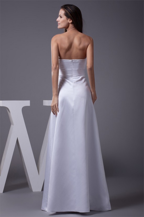 A-Line Strapless Lace Satin Wedding Dresses 2030187 A-Line Strapless Lace Satin Wedding Dresses 2030187