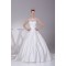 Ball Gown Satin Lace Sleeveless Strapless Wedding Dresses 2030195