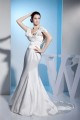 Trumpet/Mermaid Silk like Satin V-Neck Sweet Wedding Dresses 2030196 Trumpet/Mermaid Silk like Satin V-Neck Sweet Wedding Dresses 2030196