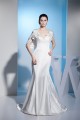 Trumpet/Mermaid Silk like Satin V-Neck Sweet Wedding Dresses 2030196 Trumpet/Mermaid Silk like Satin V-Neck Sweet Wedding Dresses 2030196