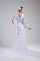 Sheath/Column Long Sleeve Chiffon V-Neck Wedding Dresses 2030199 Sheath/Column Long Sleeve Chiffon V-Neck Wedding Dresses 2030199
