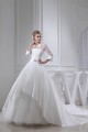 Ball Gown Long Sleeve High-Neck Chapel Train Wedding Dresses 2030200 Ball Gown Long Sleeve High-Neck Chapel Train Wedding Dresses 2030200