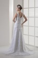 Mermaid/Trumpet Satin Lace Straps Sleeveless New Arrival Wedding Dresses 2030204 Mermaid/Trumpet Satin Lace Straps Sleeveless New Arrival Wedding Dresses 2030204