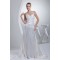 Mermaid/Trumpet Silk like Satin Fine Netting Beaded Wedding Dresses 2030206
