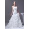 Mermaid/Trumpet Sleeveless Strapless Satin Organza Wedding Dresses 2030210
