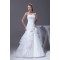 Mermaid/Trumpet Sleeveless Strapless Satin Organza Wedding Dresses 2030211