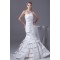 Mermaid/Trumpet Strapless Satin Sleeveless Wedding Dresses 2030213