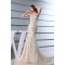 Mermaid/Trumpet Strapless Sleeveless Beaded Sequins Satin Organza Wedding Dresses 2030215