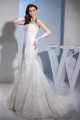 Mermaid/Trumpet Sweetheart Sleeveless Satin Lace Wedding Dresses 2030217 Mermaid/Trumpet Sweetheart Sleeveless Satin Lace Wedding Dresses 2030217