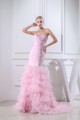 Mermaid/Trumpet Sweetheart Sleeveless Satin Organza Sweet Pink Wedding Dresses 2030218 Mermaid/Trumpet Sweetheart Sleeveless Satin Organza Sweet Pink Wedding Dresses 2030218