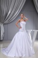 A-Line Sleeveless Square Satin Wedding Dresses 2030221 A-Line Sleeveless Square Satin Wedding Dresses 2030221