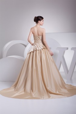 A-Line Strapless Sleeveless Beaded Lace Wedding Dresses 2030224