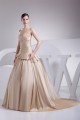 A-Line Strapless Sleeveless Beaded Lace Wedding Dresses 2030224 A-Line Strapless Sleeveless Beaded Lace Wedding Dresses 2030224