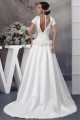 New Style Portrait A-Line Satin Short Sleeve Lace Wedding Dresses 2030231 New Style Portrait A-Line Satin Short Sleeve Lace Wedding Dresses 2030231