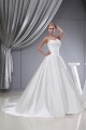A-Line Sleeveless Strapless Satin Wedding Dresses 2030232 A-Line Sleeveless Strapless Satin Wedding Dresses 2030232