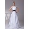 One-Shoulder Sheath/Column Satin Taffeta Reception Wedding Dresses 2030243