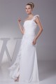 Sheath/Column Sleeveless One-Shoulder Chiffon Wedding Dresses 2030244 Sheath/Column Sleeveless One-Shoulder Chiffon Wedding Dresses 2030244
