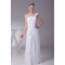 Sheath/Column Sleeveless One-Shoulder Chiffon Wedding Dresses 2030244