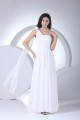 Sheath/Column One-Shoulder Sleeveless Chiffon Wedding Dresses 2030245 Sheath/Column One-Shoulder Sleeveless Chiffon Wedding Dresses 2030245