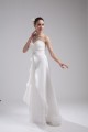A-Line Organza Elastic Woven Satin Sleeveless Sweet Wedding Dresses 2030247 A-Line Organza Elastic Woven Satin Sleeveless Sweet Wedding Dresses 2030247