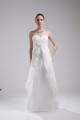A-Line Organza Elastic Woven Satin Sleeveless Sweet Wedding Dresses 2030247 A-Line Organza Elastic Woven Satin Sleeveless Sweet Wedding Dresses 2030247