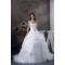Ball Gown Princess Satin Organza Fine Netting Chapel Train Wedding Dresses 2030252