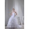Princess Sleeveless One-Shoulder Satin Organza Beaded Wedding Dresses 2030253
