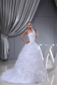 Princess Sleeveless One-Shoulder Satin Organza Wedding Dresses 2030254 Princess Sleeveless One-Shoulder Satin Organza Wedding Dresses 2030254