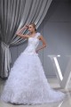 Princess Sleeveless One-Shoulder Satin Organza Wedding Dresses 2030254 Princess Sleeveless One-Shoulder Satin Organza Wedding Dresses 2030254