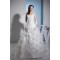 Princess Sleeveless Satin Lace Organza Halter New Arrival Wedding Dresses 2030255
