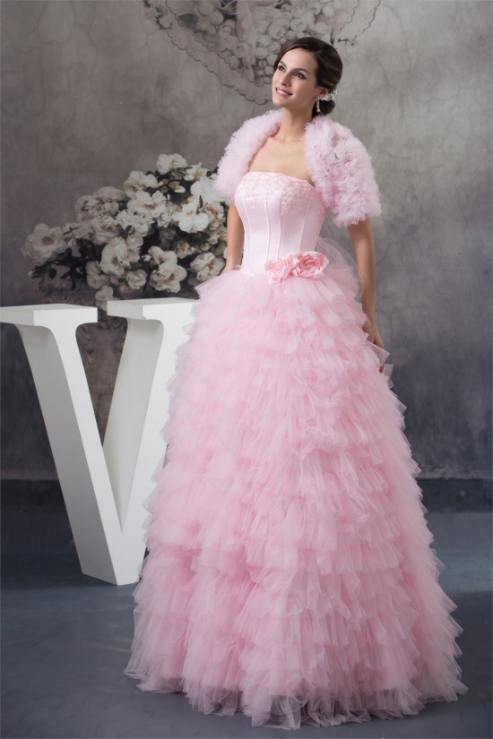 Princess Sleeveless Strapless Beading Floor-Length Wedding Dresses 2030257 Princess Sleeveless Strapless Beading Floor-Length Wedding Dresses 2030257
