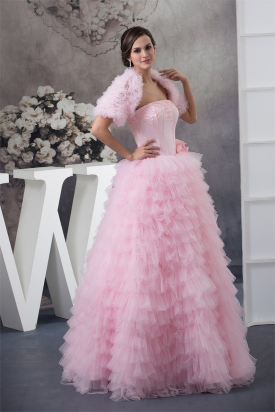 Princess Sleeveless Strapless Beading Floor-Length Wedding Dresses 2030257 Princess Sleeveless Strapless Beading Floor-Length Wedding Dresses 2030257