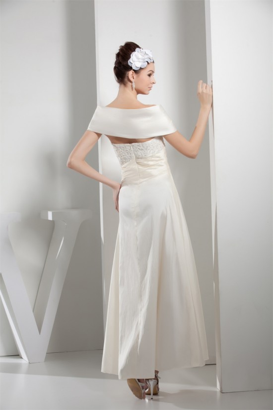 Ruffles Taffeta Short Ankle-Length A-Line Wedding Dresses 2030259 Ruffles Taffeta Short Ankle-Length A-Line Wedding Dresses 2030259