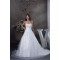 A-Line Strapless Beaded Lace Sleeveless New Arrival Wedding Dresses 2030266