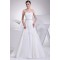 Satin Fine Netting Sleeveless A-Line Strapless New Arrival Lace Wedding Dresses 2030268