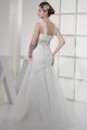 Mermaid/Trumpet Satin Fine Netting Straps Wedding Dresses 2030271 Mermaid/Trumpet Satin Fine Netting Straps Wedding Dresses 2030271